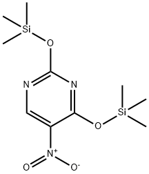 5-nitro-2,4-bis-O-trimethylsilyluracil Structure