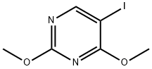 2,4-二甲氧基-5-碘嘧啶 结构式