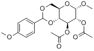 Methyl-4,6-di-O-(4-methoxybenzylidene)-2,3-di-O-acetyl-α-D-glucopyranoside|甲基 4,6-O-[(4-甲氧基苯基)亚甲基]-ALPHA-D-吡喃葡萄糖苷二乙酸酯