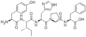 ANGIOTENSIN I/II (4-8), 52530-60-6, 结构式