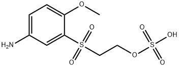 4-氨基苯甲醚-2--羟乙基砜基硫酸酯 结构式