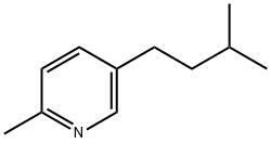 5-イソペンチル-2-メチルピリジン 化学構造式