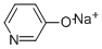 3-Hydroxypyridine sodium salt Struktur