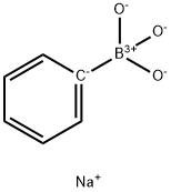 ナトリウム(トリヒドロキシ)フェニルボラート 化学構造式