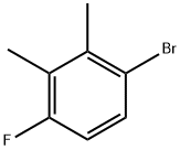1-ブロモ-2,3-ジメチル-4-フルオロベンゼン 化学構造式
