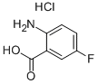 2-氨基-5-氟苯甲酸盐酸盐, 52548-62-6, 结构式
