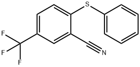 2-CYANO-4-(TRIFLUOROMETHYL)DIPHENYLSULFIDE Struktur