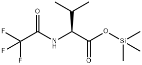 L-Valine, N-(trifluoroacetyl)-, trimethylsilyl ester Structure