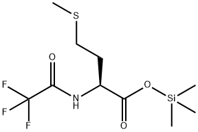 N-(Trifluoroacetyl)-L-methionine trimethylsilyl ester Struktur