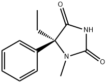 2,4-Imidazolidinedione,5-ethyl-1-methyl-5-phenyl-,(5S)-(9CI) Structure