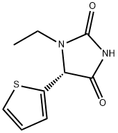 2,4-Imidazolidinedione,1-ethyl-5-(2-thienyl)-,(5R)-(9CI) Struktur