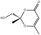 4H-1,3-Dioxin-4-one, 2-(hydroxymethyl)-2,6-dimethyl-, (2S)- (9CI) Structure