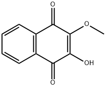 2-羟基-3-甲氧基-1,4-萘醌,5257-83-0,结构式