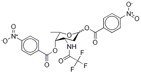 N-Trifluoroacetamido-1,4-di-p-nitrobenzoyl Daunosamine Structure