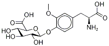 3-O-Methyl-L-DOPA 4-Glucuronide Structure