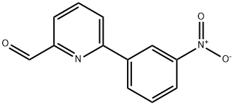 6-(3-NITROPHENYL)-2-PYRIDINECARBOXALDEH& Struktur