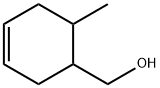 6-メチル-3-シクロヘキセン-1-メタノール 化学構造式