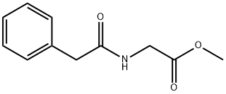N-(2-苯基乙酰基)-甘氨酸甲酯, 5259-87-0, 结构式