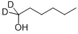 N‐ヘキシル‐1,1‐D2アルコール 化学構造式