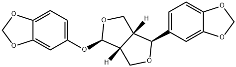 5-[(1S,3aβ,4β,6aβ)-4-(1,3-ベンゾジオキソール-5-イルオキシ)テトラヒドロ-1H,3H-フロ[3,4-c]フラン-1-イル]-1,3-ベンゾジオキソール