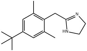 2-(4-TERT-BUTYL-2,6-DIMETHYL-BENZYL)-4,5-DIHYDRO-1H-IMIDAZOLE Struktur