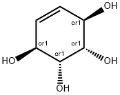 5-シクロヘキセン-1α,2β,3β,4α-テトラオール 化学構造式