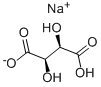 酒石酸氢钠单水合物,526-94-3,结构式