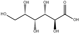 2,3,4,5,6-pentahydroxyhexanoic acid Structure