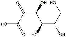 L-xylo-2-ヘキスロソン酸 化学構造式