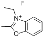 3-乙基-2-甲基-苯并恶唑翁碘化物, 5260-37-7, 结构式