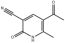 5-ACETYL-6-METHYL-2-OXO-1,2-DIHYDROPYRIDINE-3-CARBONITRILE Struktur