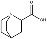 1-Azabicyclo[2.2.2]octane-2-carboxylic acid Struktur