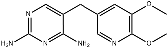 5-[(5,6-Dimethoxy-3-pyridinyl)methyl]pyrimidine-2,4-diamine,52606-05-0,结构式
