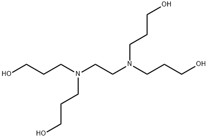 N,N,N',N'-Tetra(3-hydroxypropyl)ethylene diamine Struktur