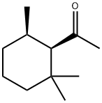 (1R-cis)-1-(2,2,6-trimethylcyclohexyl)ethanone Struktur