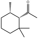 (1S-cis)-1-(2,2,6-trimethylcyclohexyl)ethanone Struktur