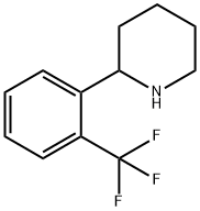 Piperidine, 2-[2-(trifluoromethyl)phenyl]- Structure