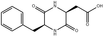 5-苄基-3，6-二氧-2-哌嗪乙酸, 5262-10-2, 结构式