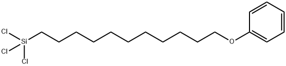 11-苯氧基十一烷基三氯硅烷, 526204-46-6, 结构式