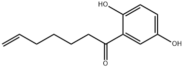 6-Hepten-1-one, 1-(2,5-dihydroxyphenyl)- (9CI) 结构式