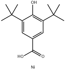 nickel 3,5-bis(tert-butyl-4-hydroxybenzoate (1:2) Structure