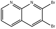 2,3-二溴-1,8-萘啶 结构式