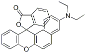 3'-ジエチルアミノスピロ[イソベンゾフラン-1(3H),12'-[12H]ベンゾ[a]キサンテン]-3-オン 化学構造式