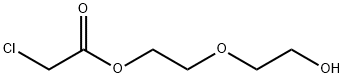 2-(2-羟乙氧基)乙基氯乙酸酯, 52637-01-1, 结构式