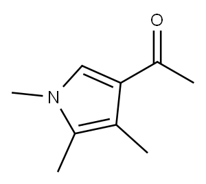 Ethanone, 1-(1,4,5-trimethyl-1H-pyrrol-3-yl)- (9CI) Struktur