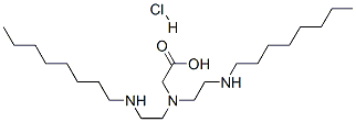 N,N-bis[2-(octylamino)ethyl]-glycine hydrochloride Structure