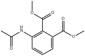 3-乙酰氨基邻苯二甲酸二甲酯,52659-18-4,结构式