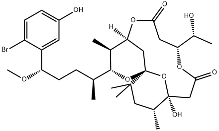 アプリシアトキシン 化学構造式