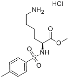 N-[P-TOLUENESULFONYL]-L-LYSINE METHYL ESTER HYDROCHLORIDE Structure