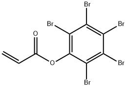 五溴苯基丙烯酸酯,52660-82-9,结构式